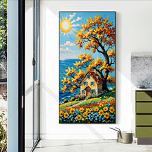 Load image into Gallery viewer, Diamond Painting - Full Round - Hillside House (40*70cm)