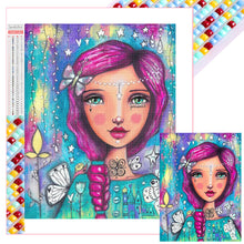Load image into Gallery viewer, Diamond Painting - Full Square - Colorful Girl (30*40CM)