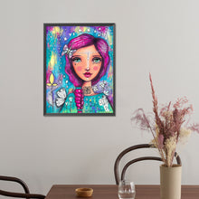 Load image into Gallery viewer, Diamond Painting - Full Square - Colorful Girl (30*40CM)