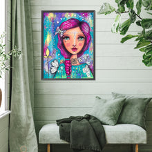 Load image into Gallery viewer, Diamond Painting - Full Square - Colorful Girl (30*40CM)