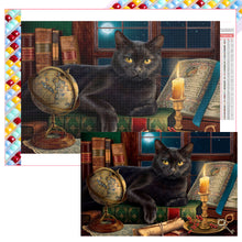 Load image into Gallery viewer, Diamond Painting - Full Square - Black Cat (60*40CM)