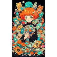 Load image into Gallery viewer, AB Diamond Painting - Full Round - Card Girl (40*70CM)
