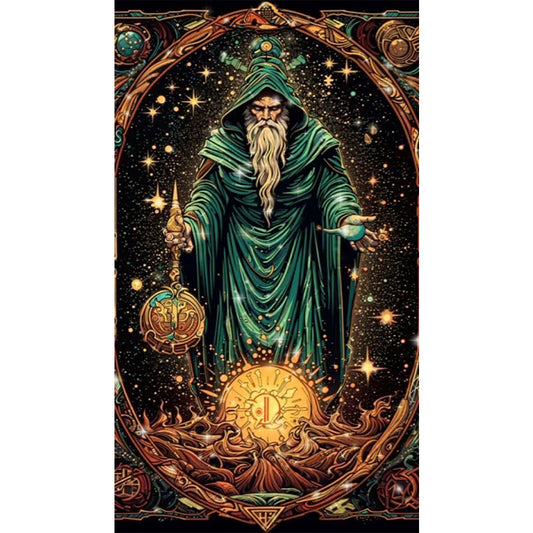 AB Diamond Painting - Full Round - Old Wizard (40*70CM)