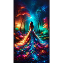 Load image into Gallery viewer, AB Diamond Painting - Full Round - Flower Girl (40*70CM)