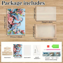 Load image into Gallery viewer, Wooden Flowers Birds 5D DIY Diamond Painting Serving Tray for Home Decor