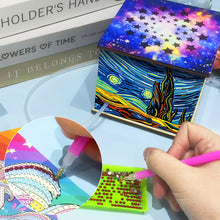 Load image into Gallery viewer, Diamond Aid Tool Portable Vacuum Diamond Painting Pen Kit (Starry Sky Cat)
