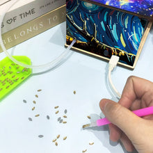 Load image into Gallery viewer, Diamond Aid Tool Portable Vacuum Diamond Painting Pen Kit (Starry Sky Cat)
