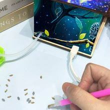 Load image into Gallery viewer, Diamond Aid Tool Portable Vacuum Diamond Painting Pen Kit (Tree Branch Owl)