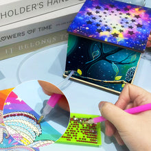 Load image into Gallery viewer, Diamond Aid Tool Portable Vacuum Diamond Painting Pen Kit (Tree Branch Owl)
