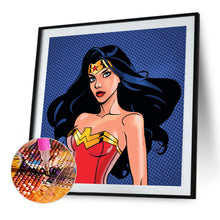 Load image into Gallery viewer, AB Diamond Painting - Full Round - Wonder Woman (50*50CM)