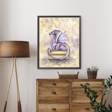 Load image into Gallery viewer, AB Diamond Painting - Full Round - Dragon On The Book (40*50CM)