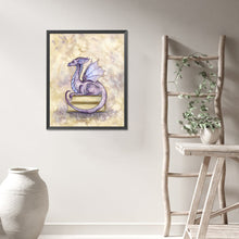 Load image into Gallery viewer, AB Diamond Painting - Full Round - Dragon On The Book (40*50CM)