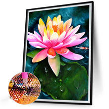 Load image into Gallery viewer, AB Diamond Painting - Full Round - Multi-Colored Lotus (40*50CM)