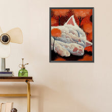 Load image into Gallery viewer, Diamond Painting - Full Round - Red Tree Cloud Cat (40*50CM)