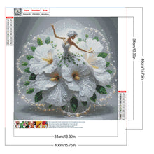 Load image into Gallery viewer, Diamond Painting - Full Round - Girl With Beautiful Skirt (40*40CM)