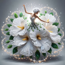 Load image into Gallery viewer, Diamond Painting - Full Round - Girl With Beautiful Skirt (40*40CM)