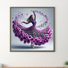 Load image into Gallery viewer, Diamond Painting - Full Round - Girl With Beautiful Skirt (40*40CM)