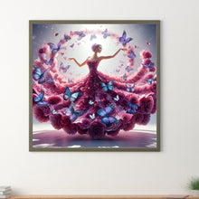 Load image into Gallery viewer, Diamond Painting - Full Round - Girl With Beautiful Skirt (40*40CM)