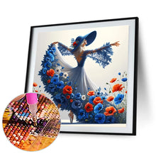 Load image into Gallery viewer, Diamond Painting - Full Round - Girl With Beautiful Skirt (40*40CM)