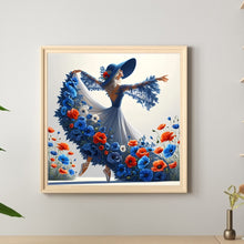 Load image into Gallery viewer, Diamond Painting - Full Round - Girl With Beautiful Skirt (40*40CM)
