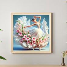 Load image into Gallery viewer, Diamond Painting - Full Round - Girl With Beautiful Skirt (40*40CM)