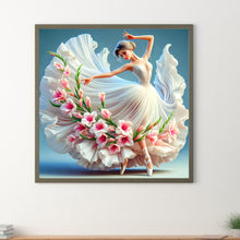 Load image into Gallery viewer, Diamond Painting - Full Round - Girl With Beautiful Skirt (40*40CM)