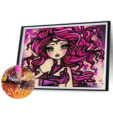 Load image into Gallery viewer, Diamond Painting - Full Round - Pink Girl (50*40CM)