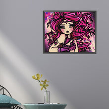 Load image into Gallery viewer, Diamond Painting - Full Round - Pink Girl (50*40CM)