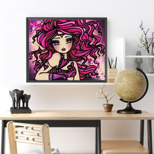 Load image into Gallery viewer, Diamond Painting - Full Round - Pink Girl (50*40CM)
