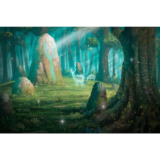 AB Diamond Painting - Full Square - Deer World (60*40CM)