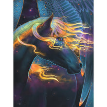 Load image into Gallery viewer, Diamond Painting - Full Round - Abstract Horse (30*40CM)