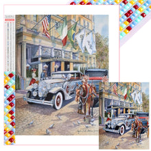 Load image into Gallery viewer, Diamond Painting - Full Square - Carriage And Car (30*40CM)