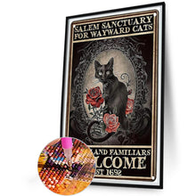 Load image into Gallery viewer, Diamond Painting - Full Square - Rose From Black Cat (40*60CM)