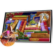 Load image into Gallery viewer, AB Diamond Painting - Full Square - Dragon On The Bookshelf (40*30CM)