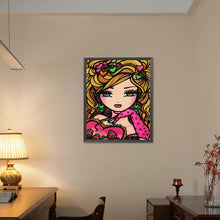Load image into Gallery viewer, AB Diamond Painting - Full Square - Cartoon Girl (40*50CM)