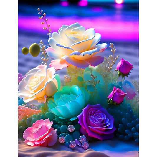 AB Diamond Painting - Full Square - Flowers (50*65CM)