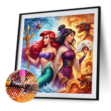 Load image into Gallery viewer, Diamond Painting - Full Round - Mermaid And Mulan (40*40CM)