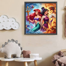 Load image into Gallery viewer, Diamond Painting - Full Round - Mermaid And Mulan (40*40CM)