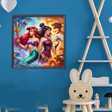 Load image into Gallery viewer, Diamond Painting - Full Round - Mermaid And Mulan (40*40CM)