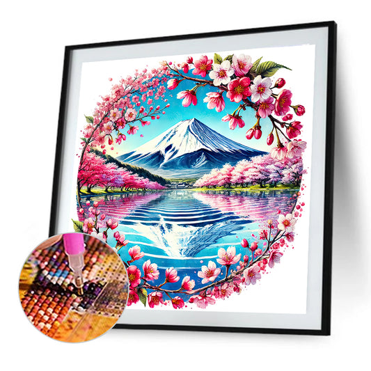 Diamond Painting - Full Round - Mountain Fuji In Japan (30*30CM)