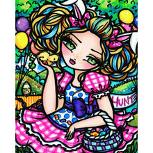 Load image into Gallery viewer, Diamond Painting - Full Round - Hannah Lynn Series Girl Holding Small Animals (40*50CM)