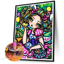 Load image into Gallery viewer, Diamond Painting - Full Round - Hannah Lynn Series Girl Holding Small Animals (40*50CM)