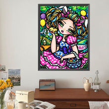 Load image into Gallery viewer, Diamond Painting - Full Round - Hannah Lynn Series Girl Holding Small Animals (40*50CM)