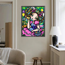 Load image into Gallery viewer, Diamond Painting - Full Round - Hannah Lynn Series Girl Holding Small Animals (40*50CM)