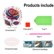 Load image into Gallery viewer, Acrylic Special Shape Flower Diamond Painting Desktop Ornaments for Home