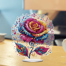 Load image into Gallery viewer, Acrylic Special Shape Flower Diamond Painting Desktop Ornaments for Home