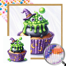 Load image into Gallery viewer, AB Diamond Painting - Full Round - Cupcake In Cauldron (40*40CM)