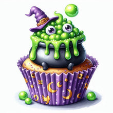 Load image into Gallery viewer, AB Diamond Painting - Full Round - Cupcake In Cauldron (40*40CM)