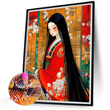 Load image into Gallery viewer, AB Diamond Painting - Full Round - Japanese Girl (40*50CM)