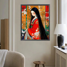 Load image into Gallery viewer, AB Diamond Painting - Full Round - Japanese Girl (40*50CM)
